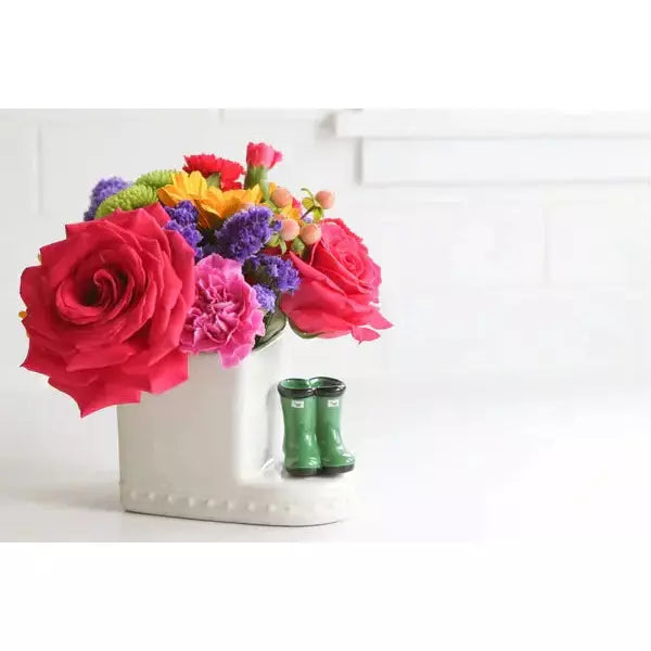 Nora Fleming Jumpin' Puddles - Green Galoshes NORA FLEMING