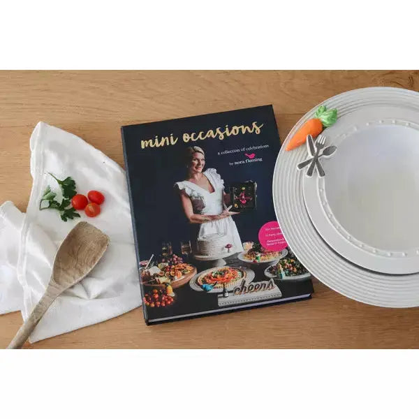 Nora Fleming Platter Pinstripe Salad Bowl - Browns Kitchen