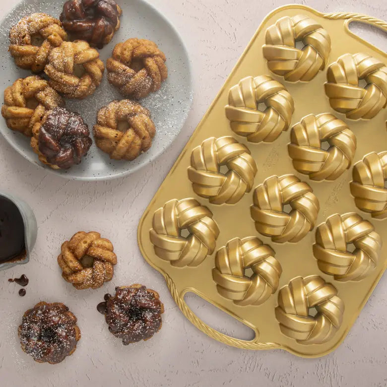 Nordic Ware 75th Anniversary Braided Mini Bundt® Pan Nordic Ware