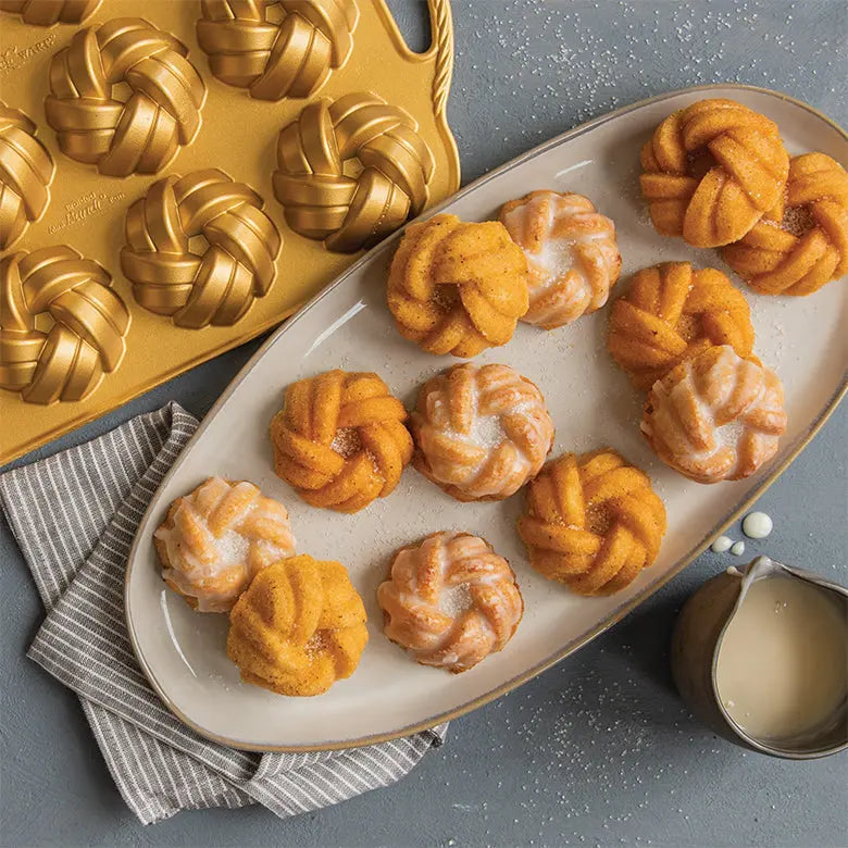 Nordic Ware 75th Anniversary Braided Mini Bundt® Pan Nordic Ware