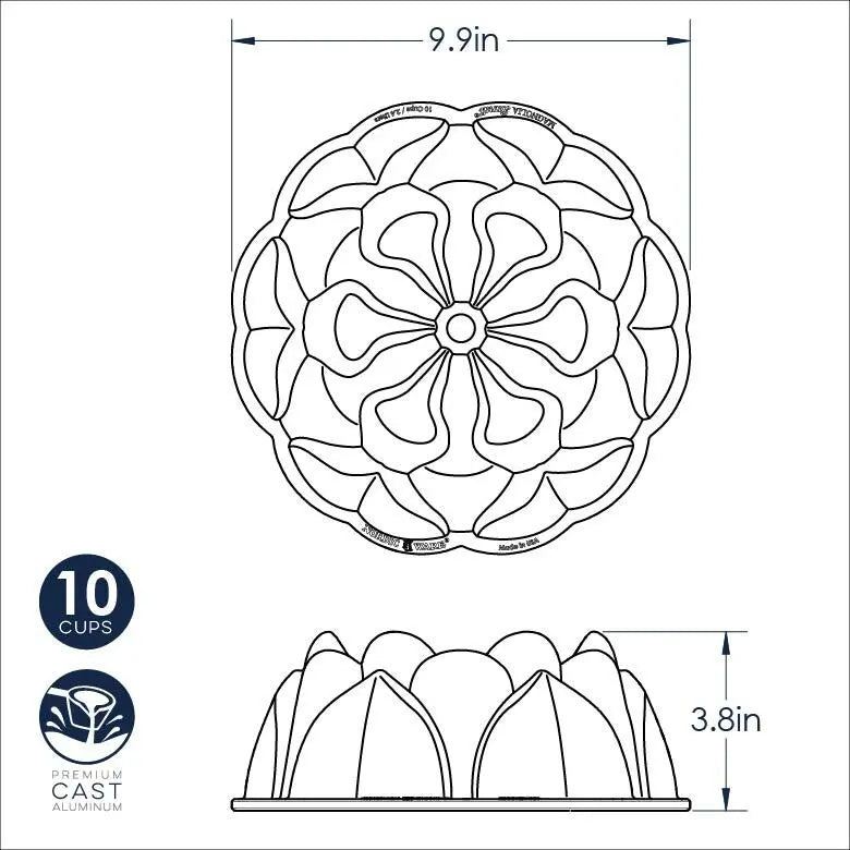 Nordic Ware Magnolia Bundt® Pan Nordic Ware