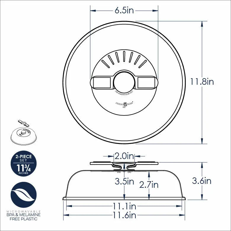 Nordic Ware Up & Away Easy Stow Spatter Cover Nordic Ware