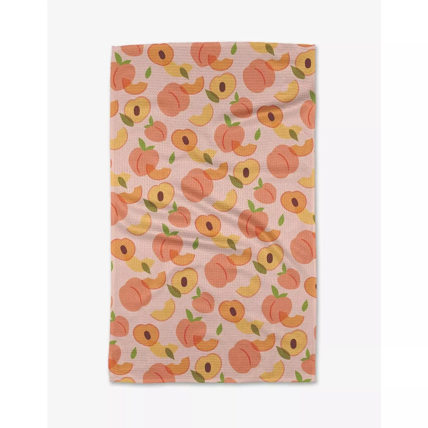 Peaches Geometry Tea Towel Geometry