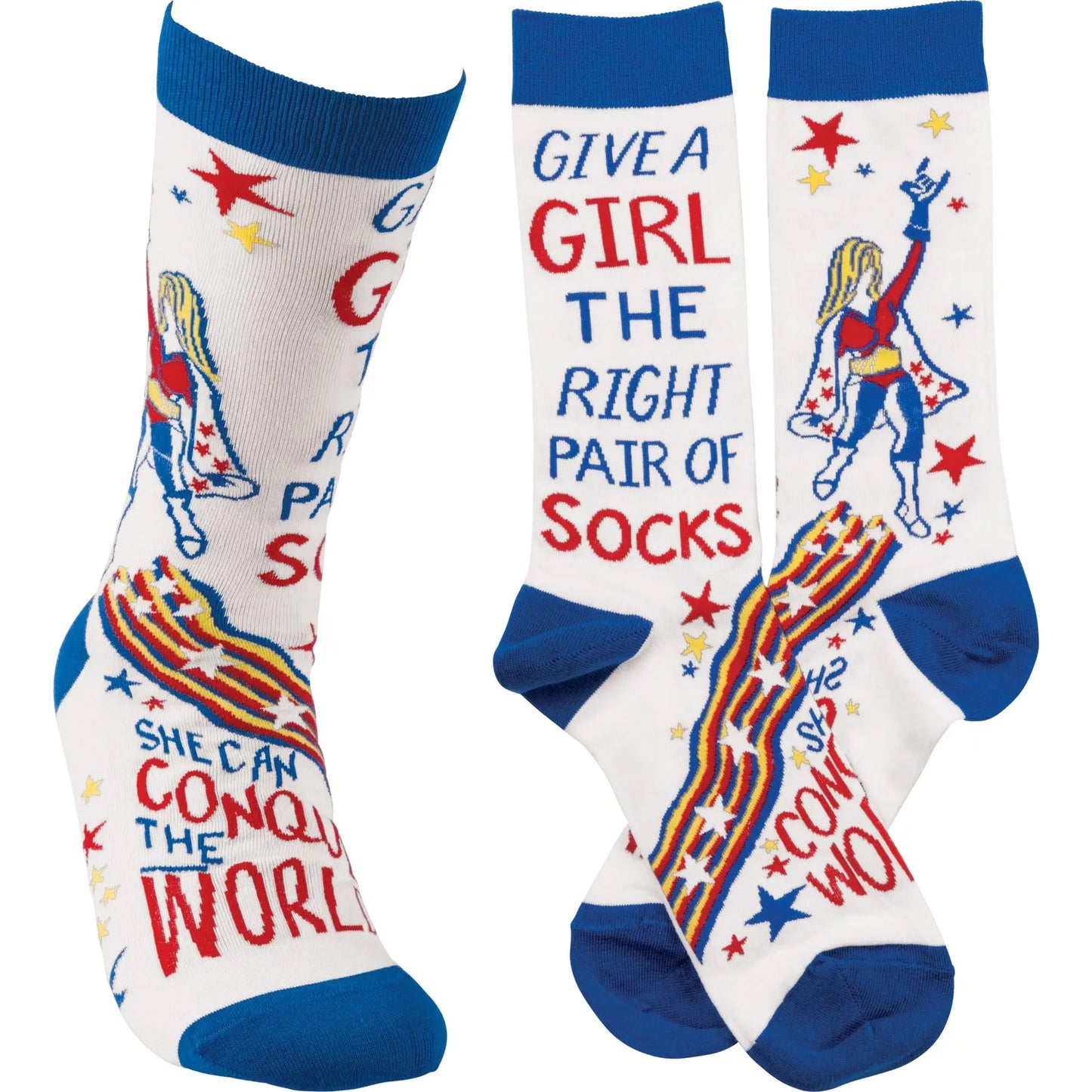 Primitives By Kathy - "Conquer The World" Socks PRIMITIVES BY KATHY
