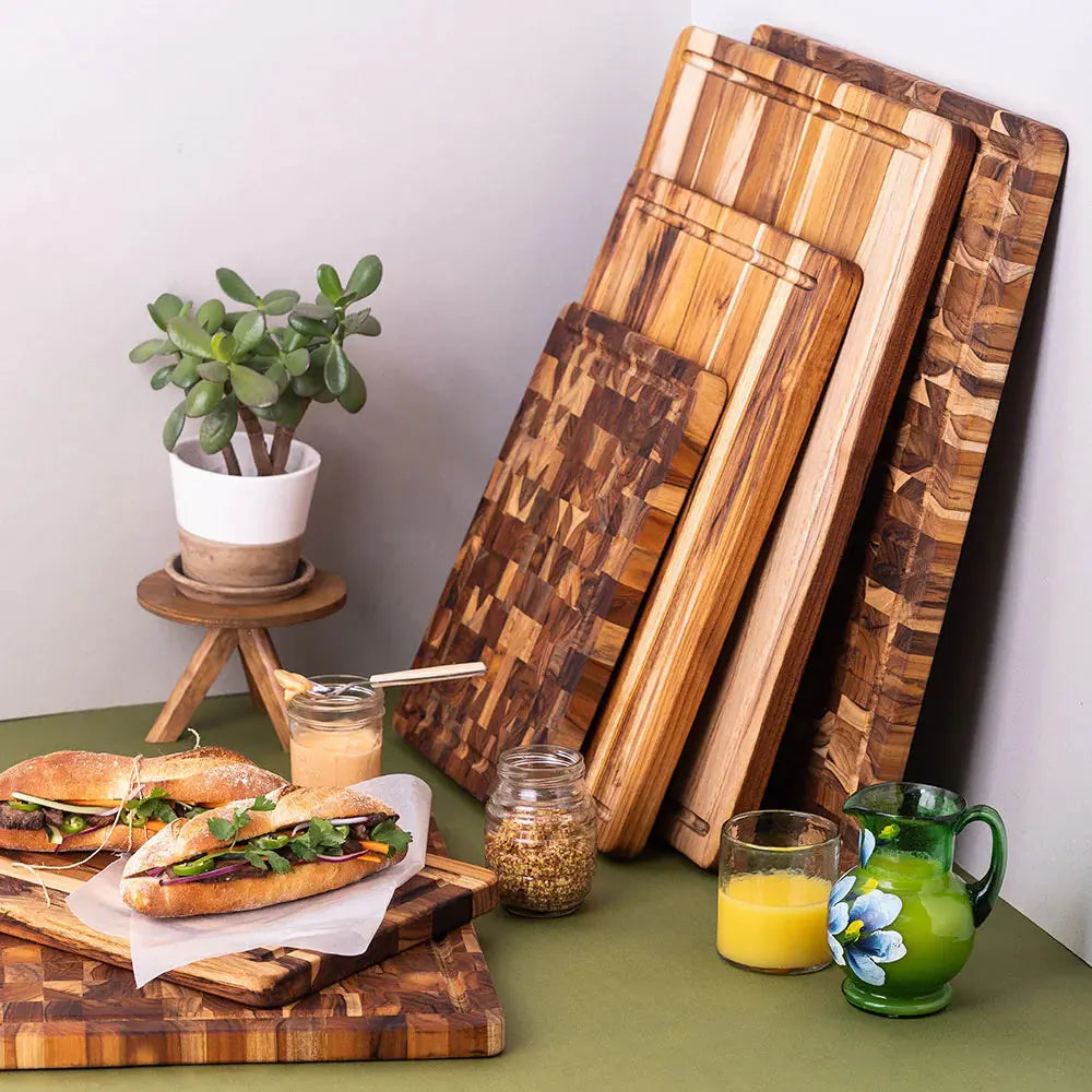 Proteak End Grain Reversible Board 14 x 10 x 1 PROTEAK