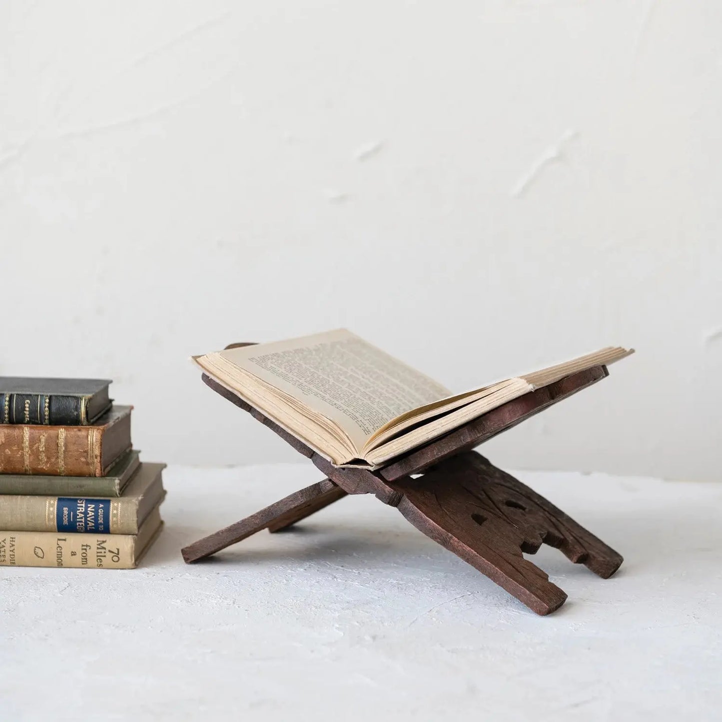 Reclaimed Wood Book Holder Recipe Card Boxes Browns Kitchen