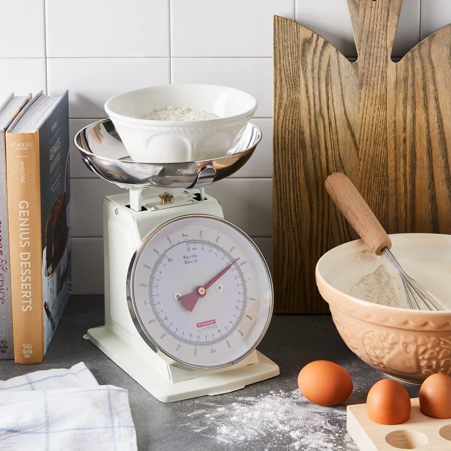 Retro Food Scale - Cream Measuring Scales Browns Kitchen