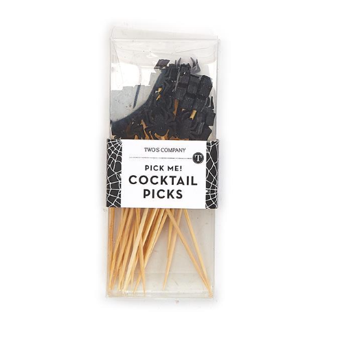 Halloween Themed Single Use Bamboo Picks