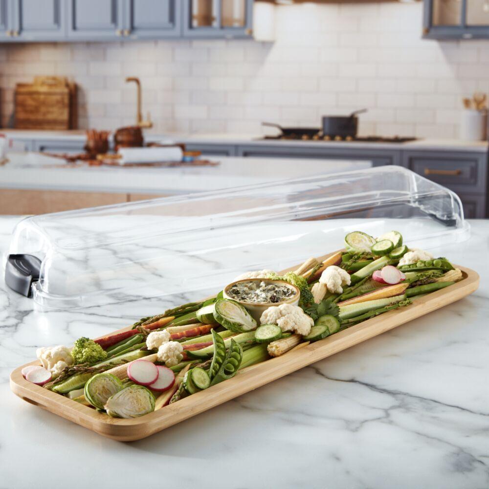 Build-A-Board 7"x22" Bamboo Board with Black Locks