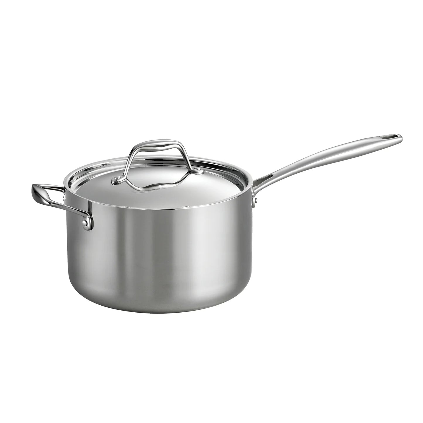 Tramontina Signature Tri-Ply Clad Stainless Steel Covered 4Qt Sauce Pan