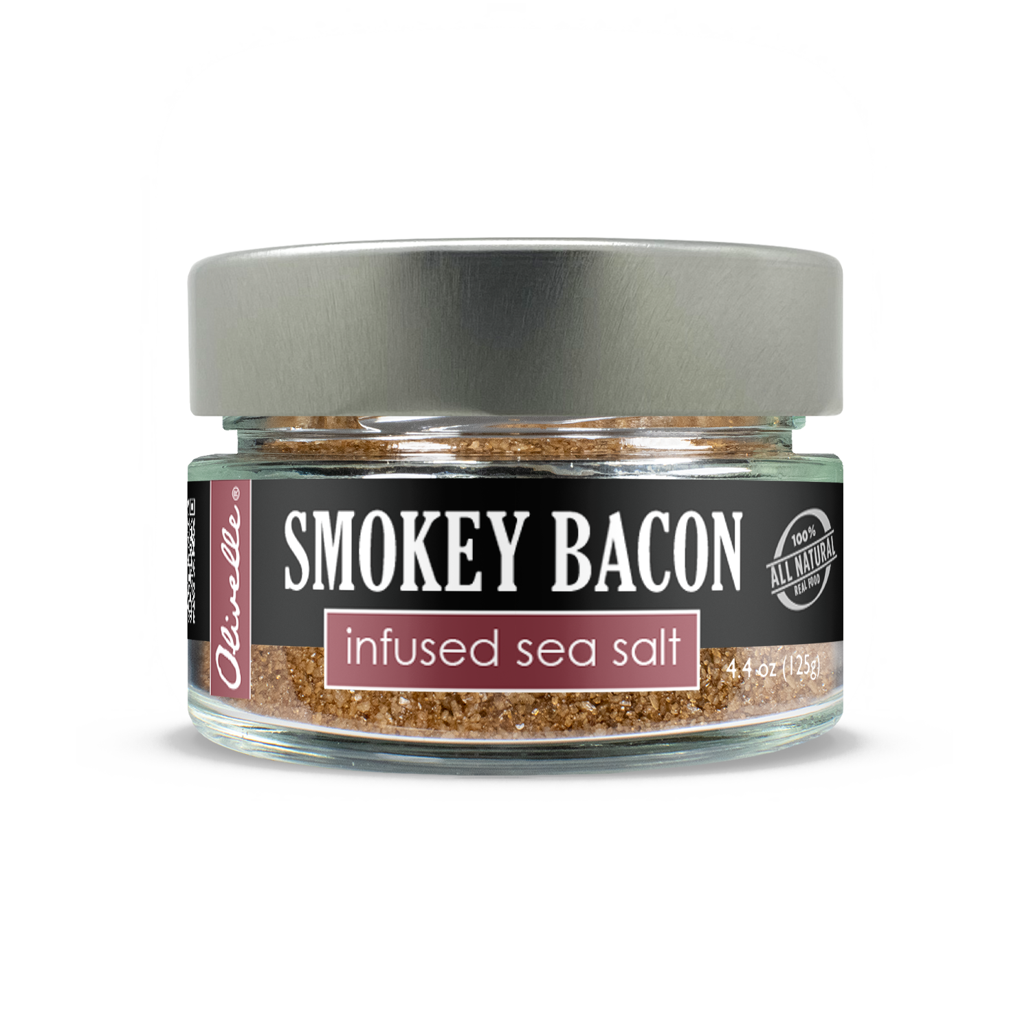 Smokey Bacon Sea Salt -125g (4.4oz) Seasonings & Spices Browns Kitchen