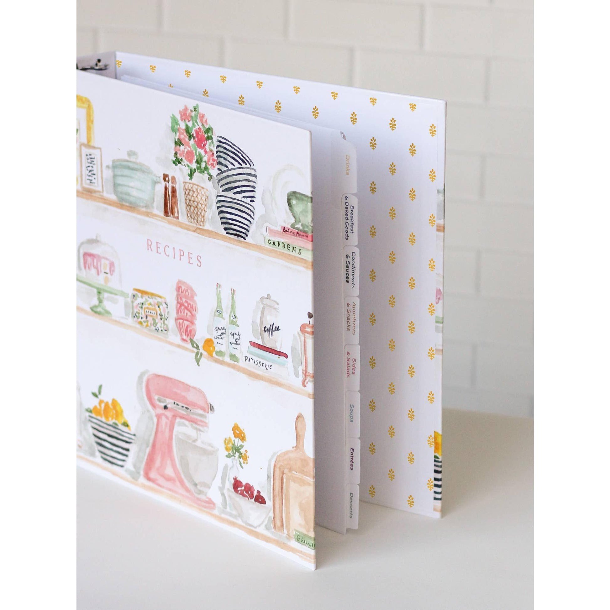 Recipe Binder Index Tab Dividers: Multi / Standard (8.5x11")  Browns Kitchen