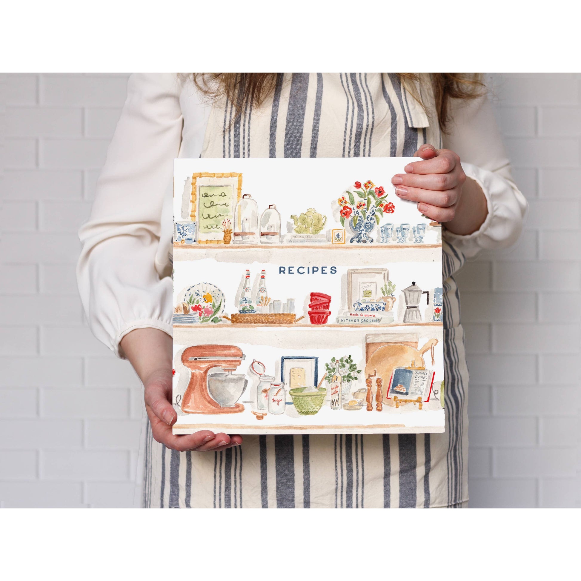 Summer Kitchen Shelves 3-Ring Recipe Binder  Browns Kitchen