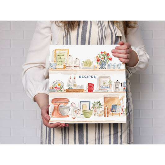Summer Kitchen Shelves 3-Ring Recipe Binder  Browns Kitchen