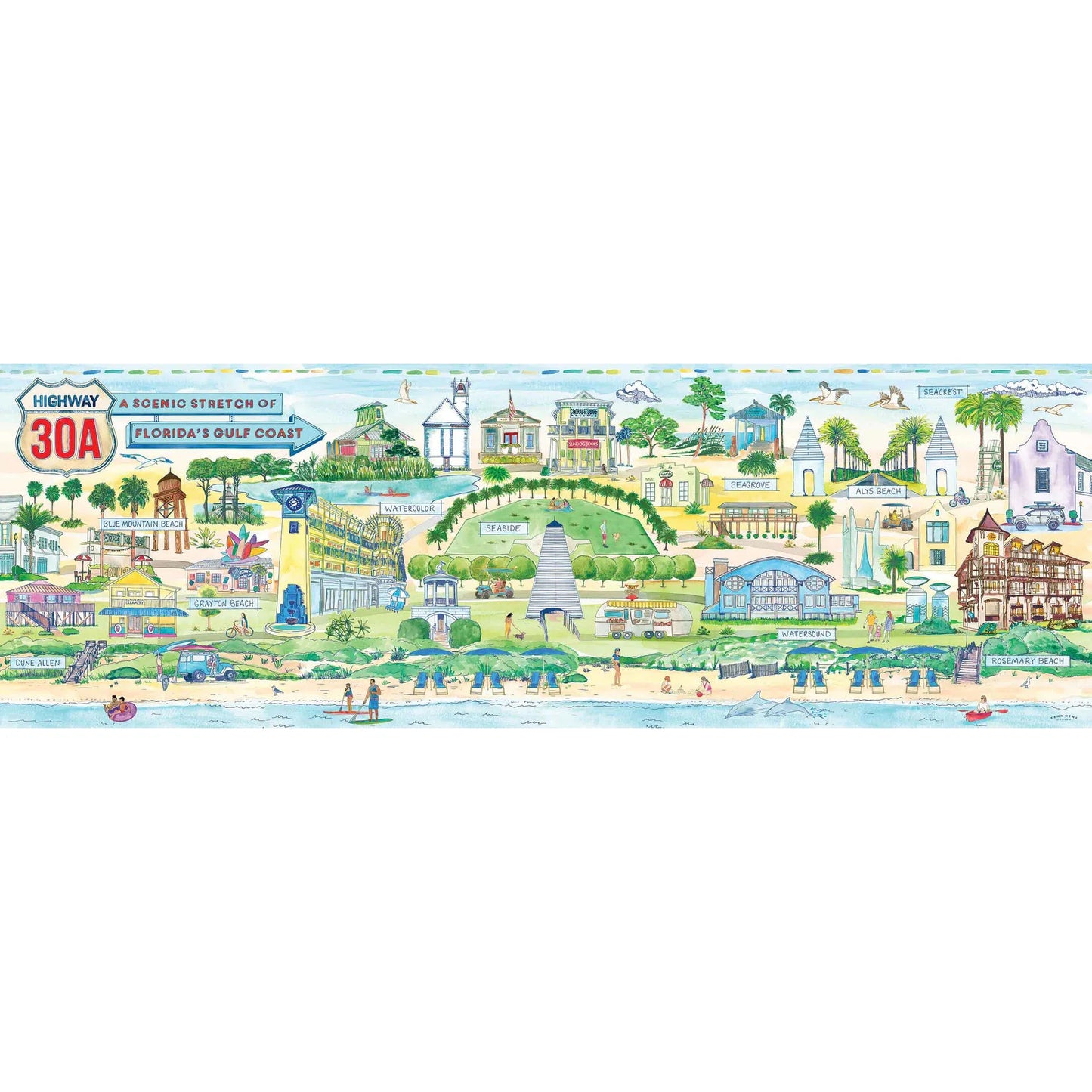 Communities of 30A - Florida 500 Piece Puzzle