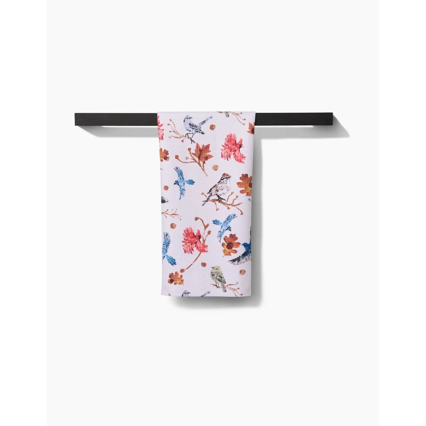 Autumnal Bird Skies Geometry Tea Towel
