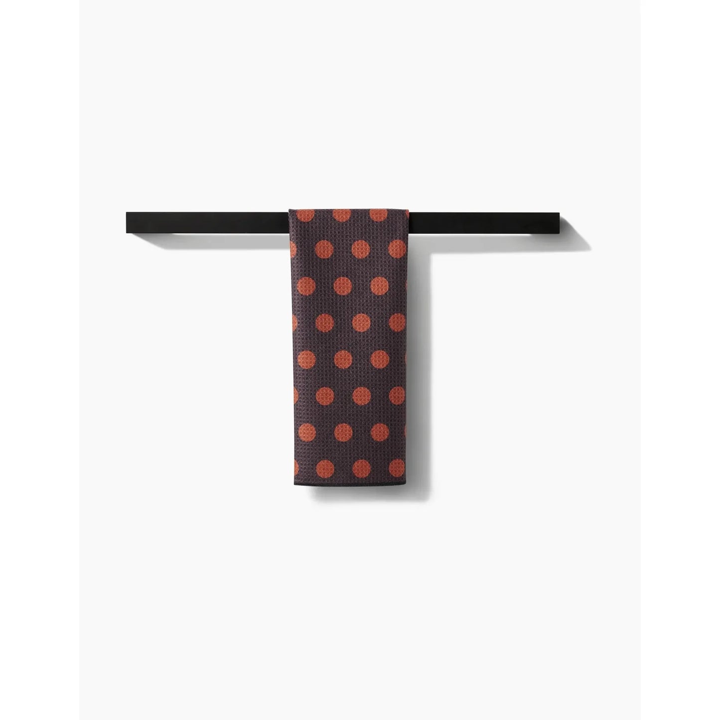 Cocoa Dots Geometry Tea Towel