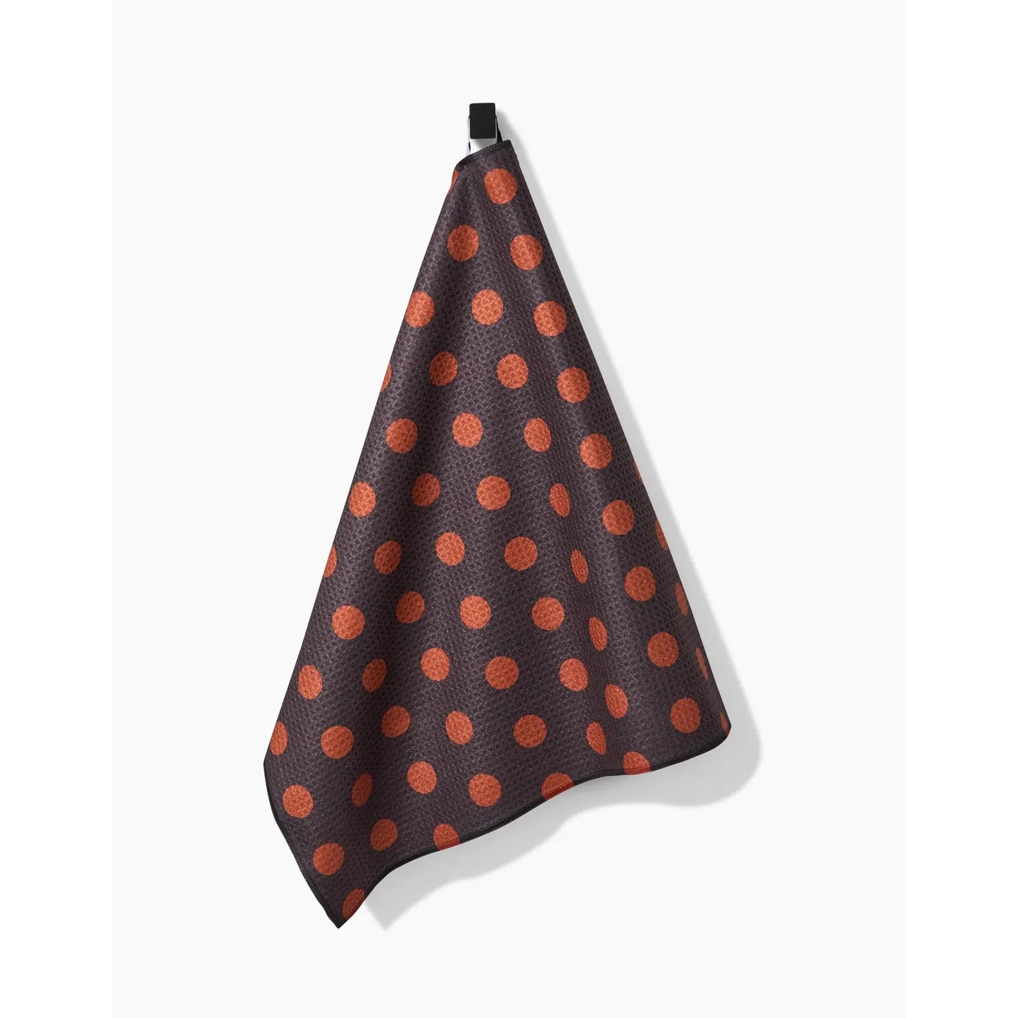 Cocoa Dots Geometry Tea Towel