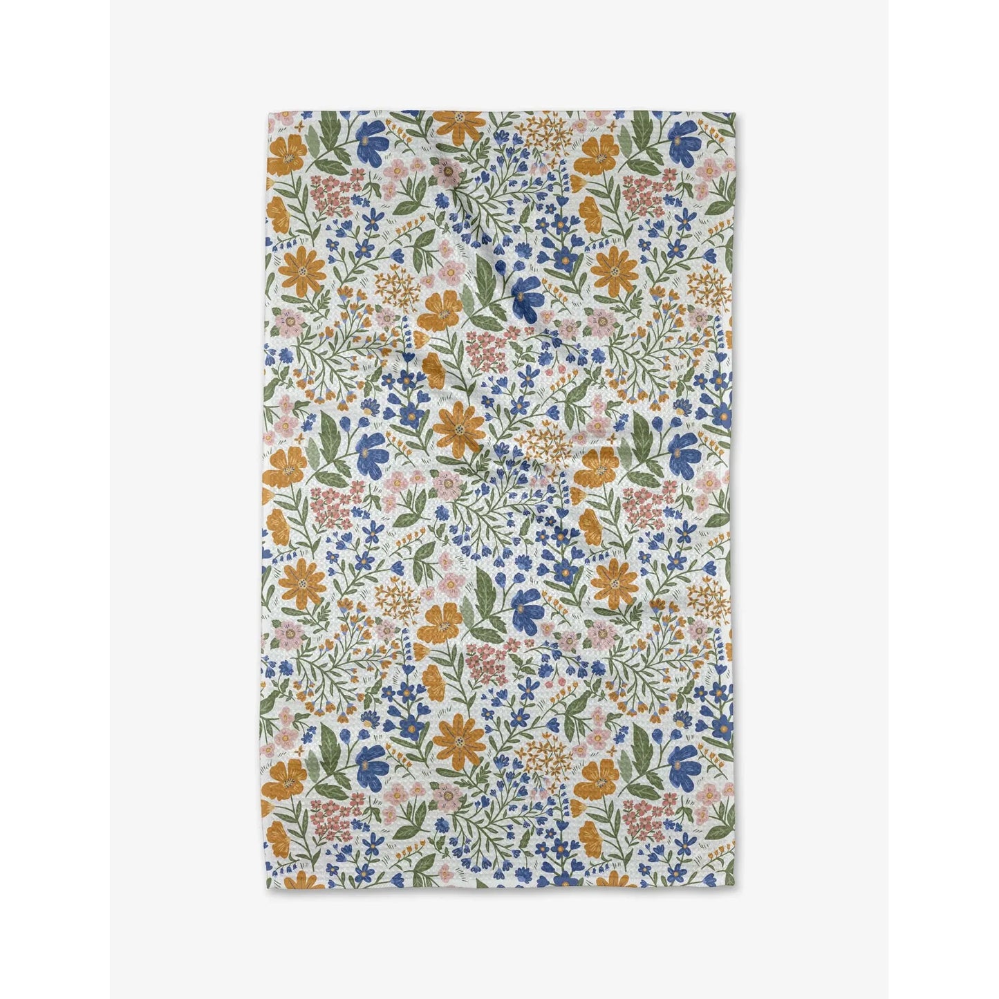 Cottage Meadow Pastel Geometry Kitchen Tea Towel