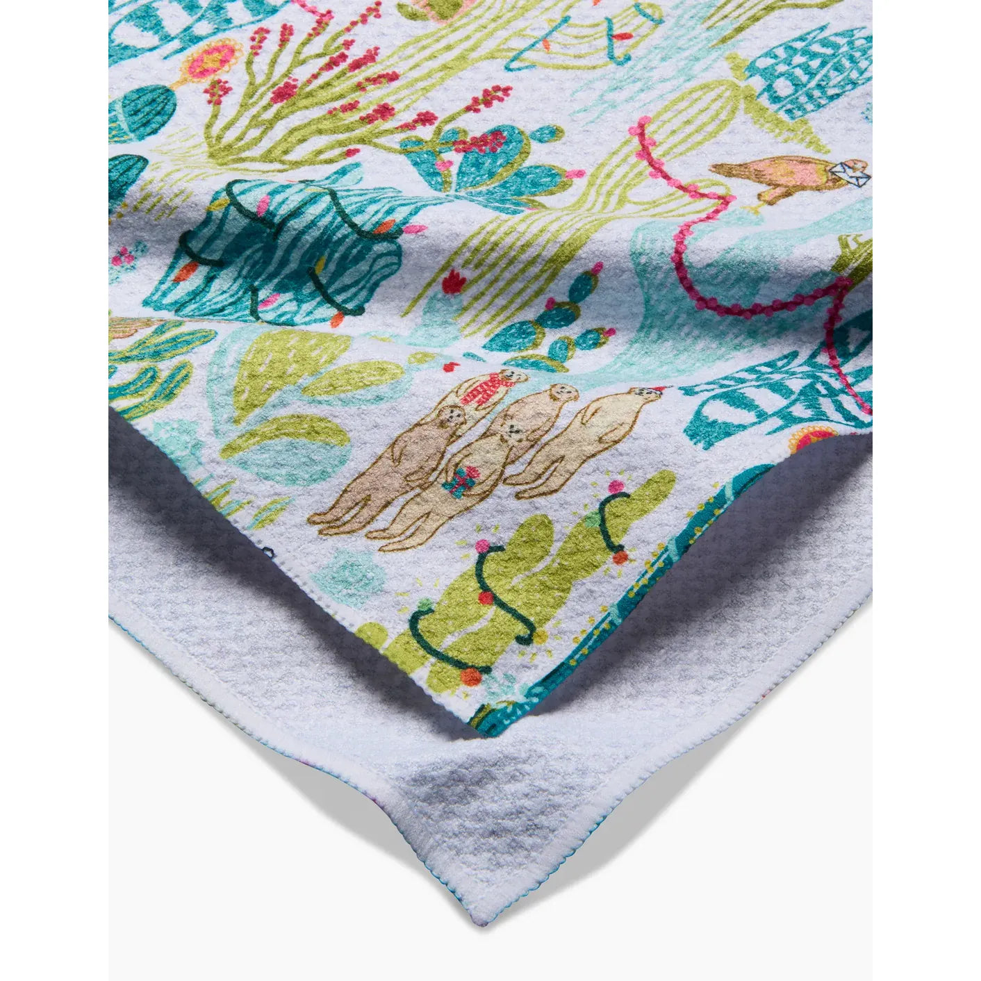 Desert On Holiday Geometry Tea Towel