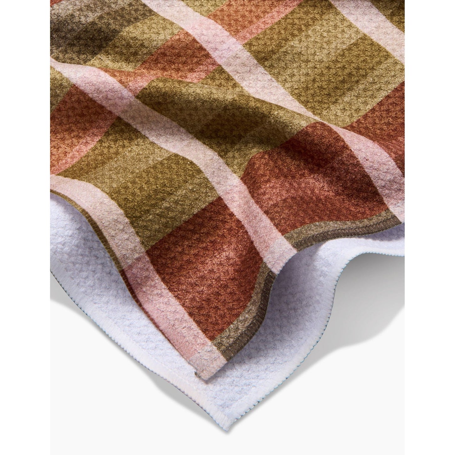 Fall Harvest Stripes Geometry Tea Towel