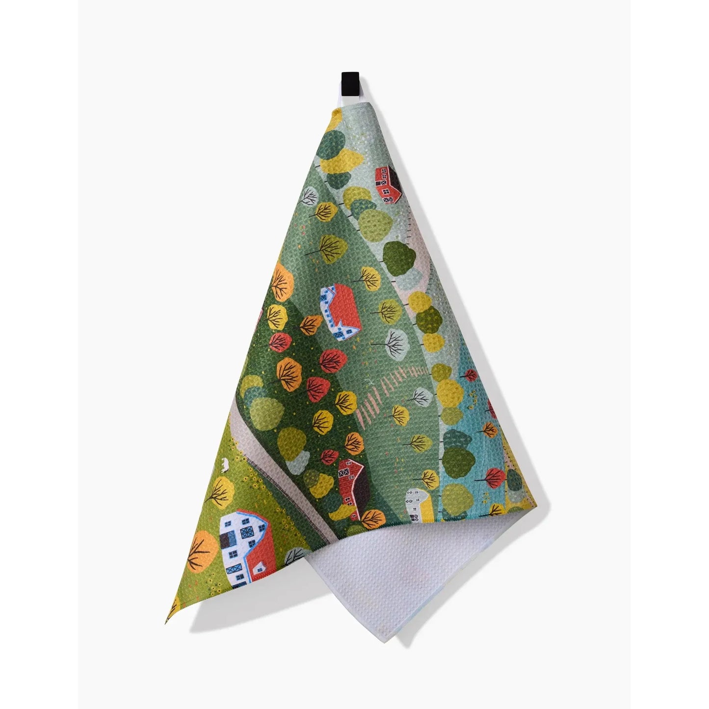 Fall Sunflower Cottage Geometry Tea Towel
