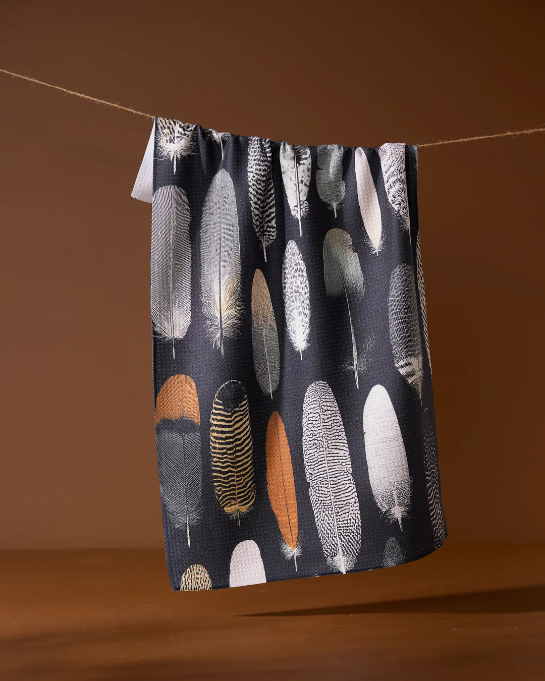Featherfall Geometry Tea Towel