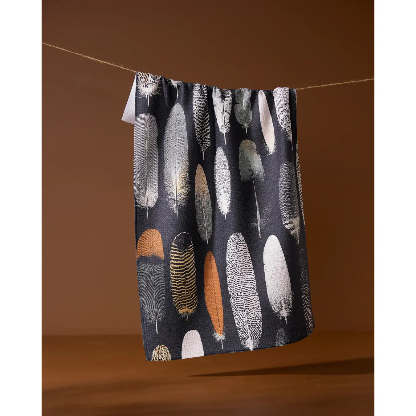 Featherfall Geometry Tea Towel