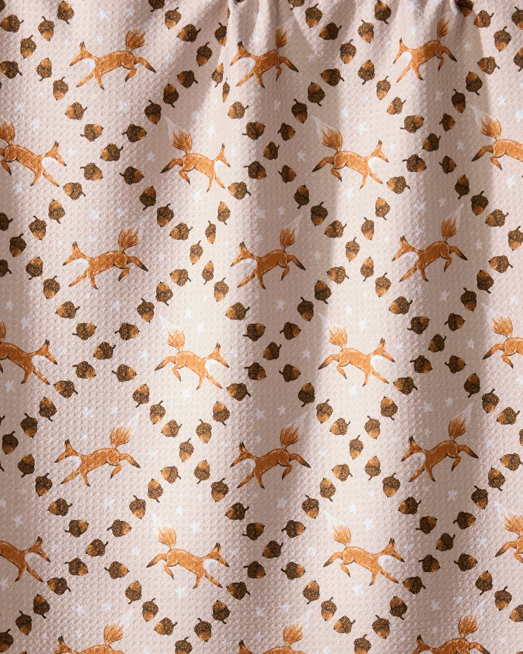 Foxes and Twinkles Geometry Tea Towel