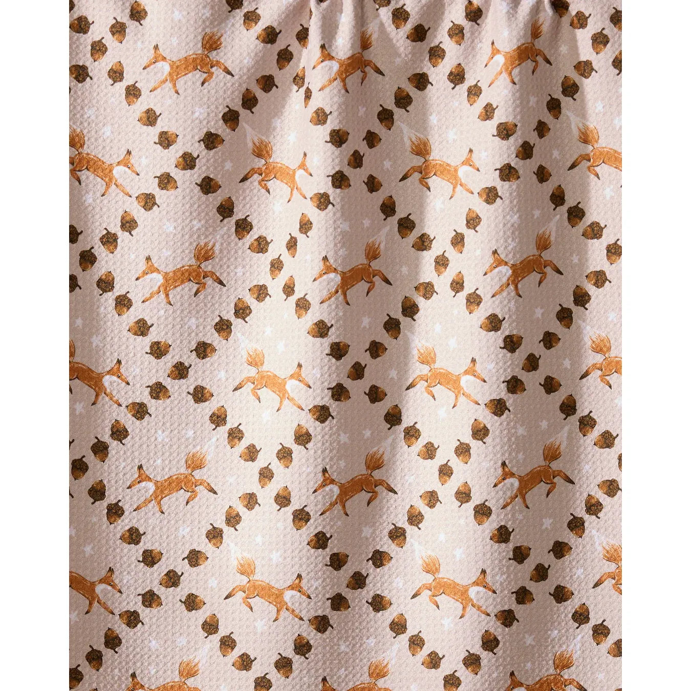 Foxes and Twinkles Geometry Tea Towel