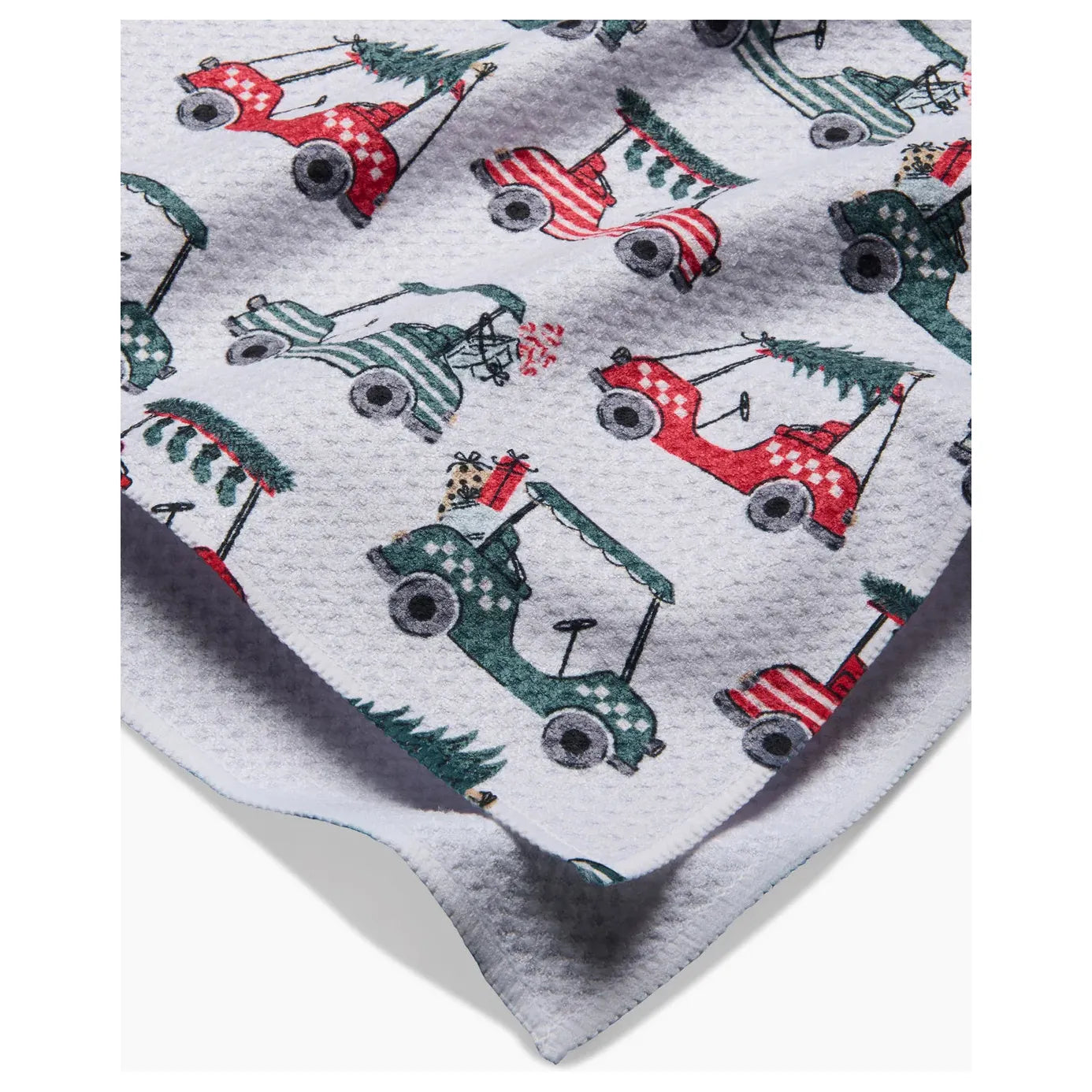 Holiday Golf Geometry Tea Towel