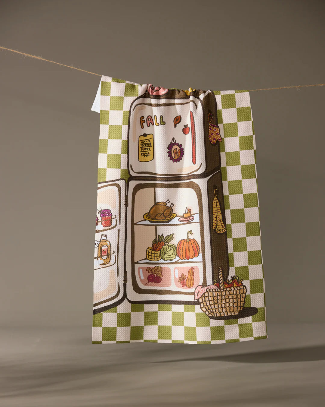 Is It Fall Yet Geometry Tea Towel