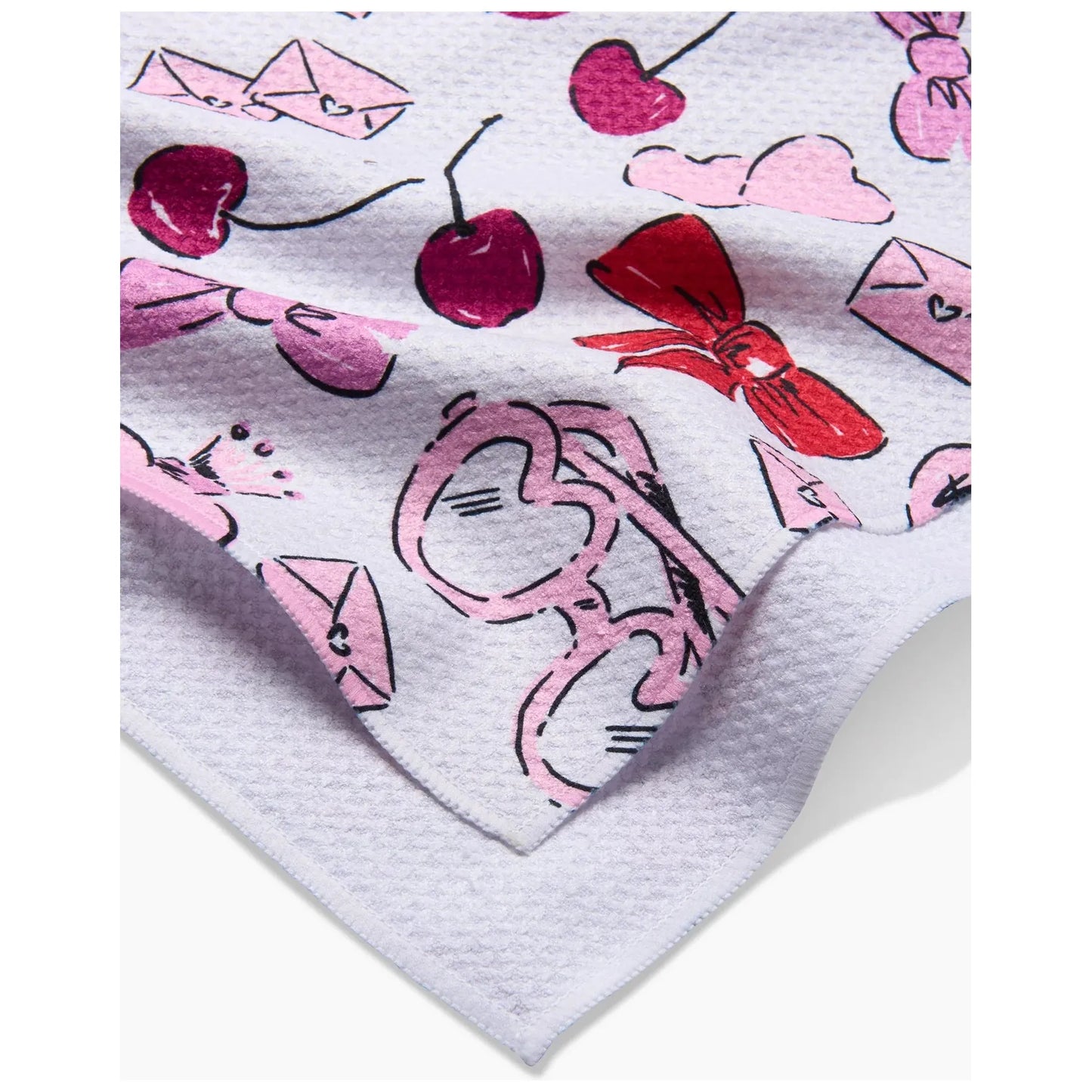 Lip Smacking Good Geometry Tea Towel