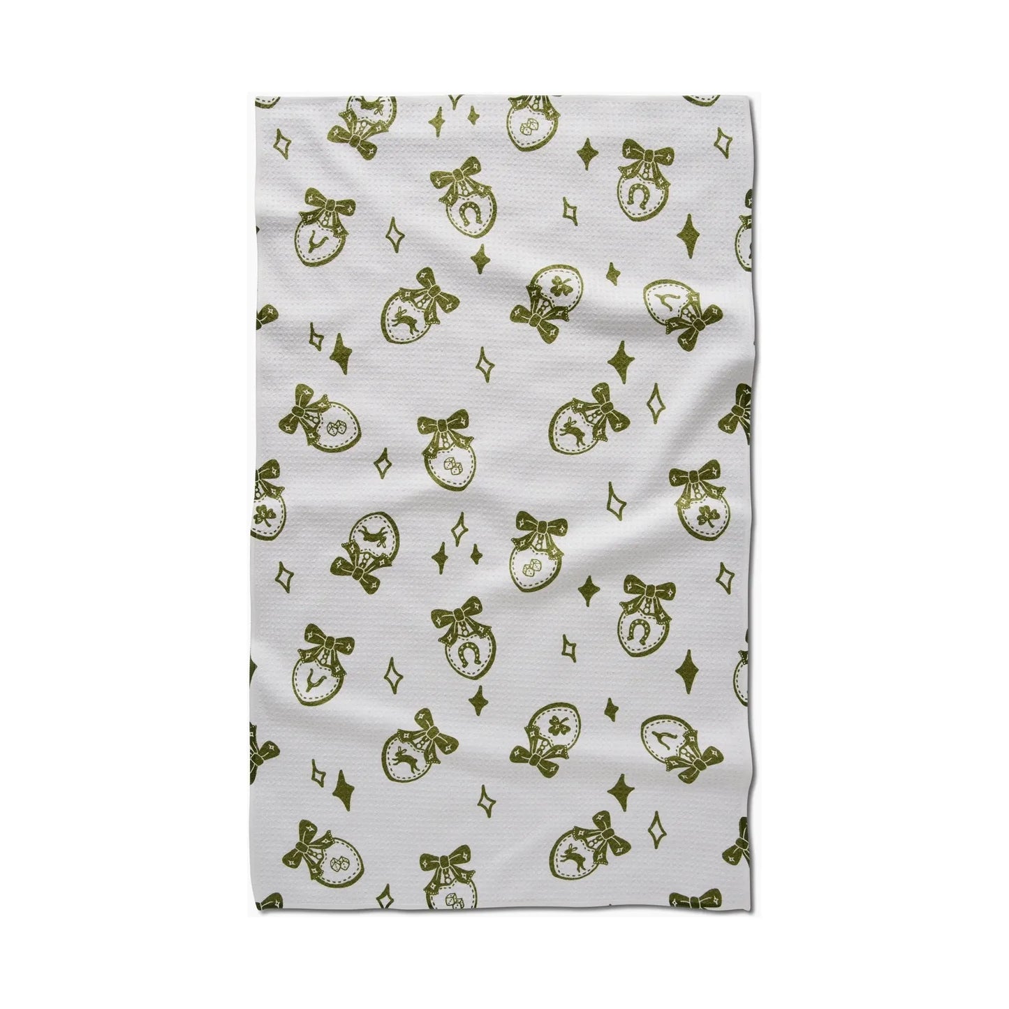 Lucky Bow Geometry Tea Towel