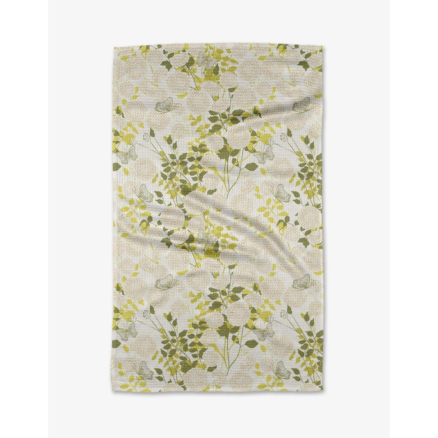 Lush Garden Geometry Kitchen Tea Towel