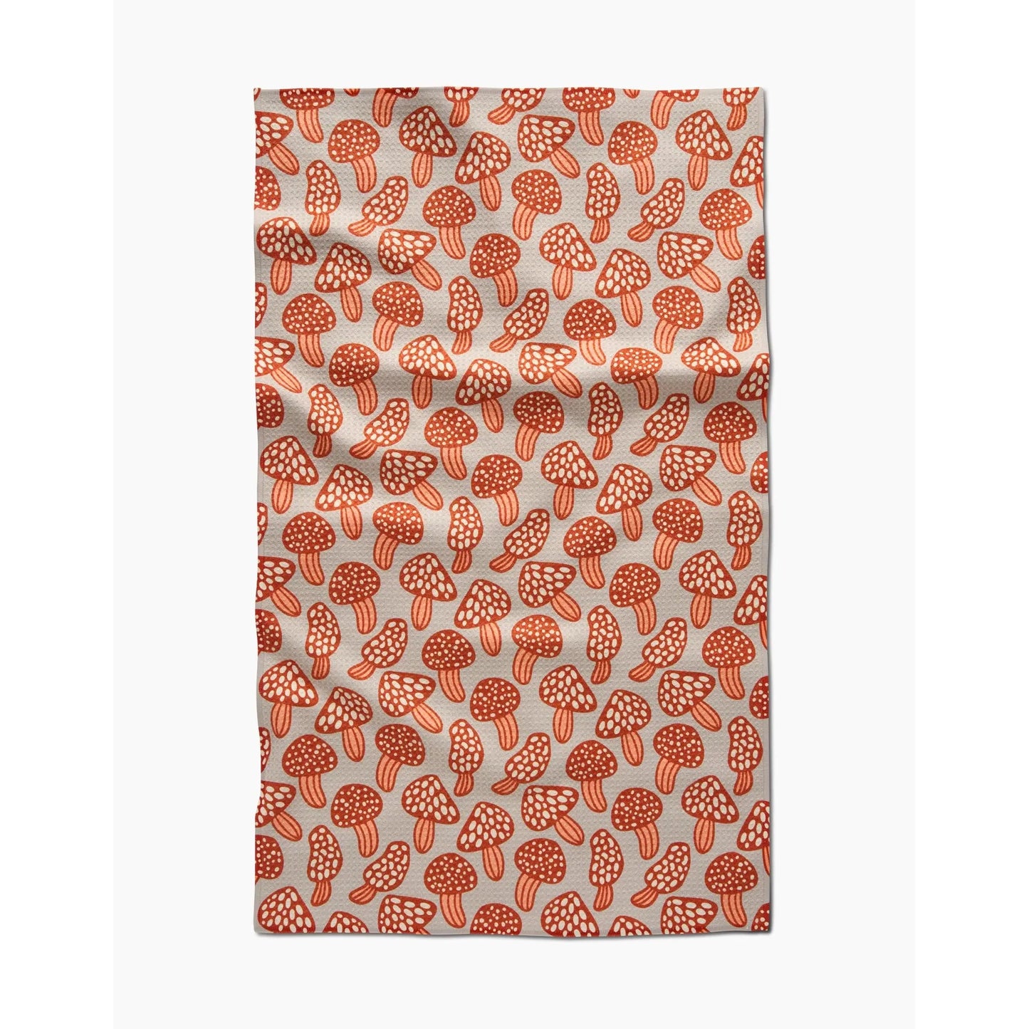 Many Mushrooms Geometry Tea Towel
