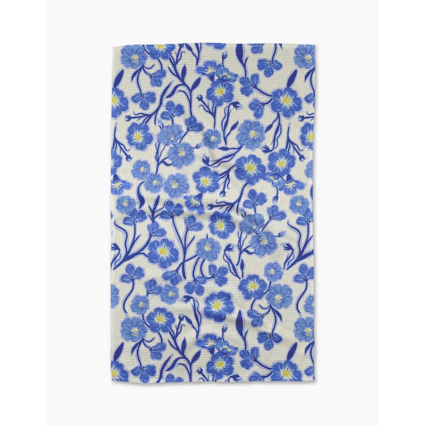 Primavera Blooms Geometry Kitchen Tea Towel