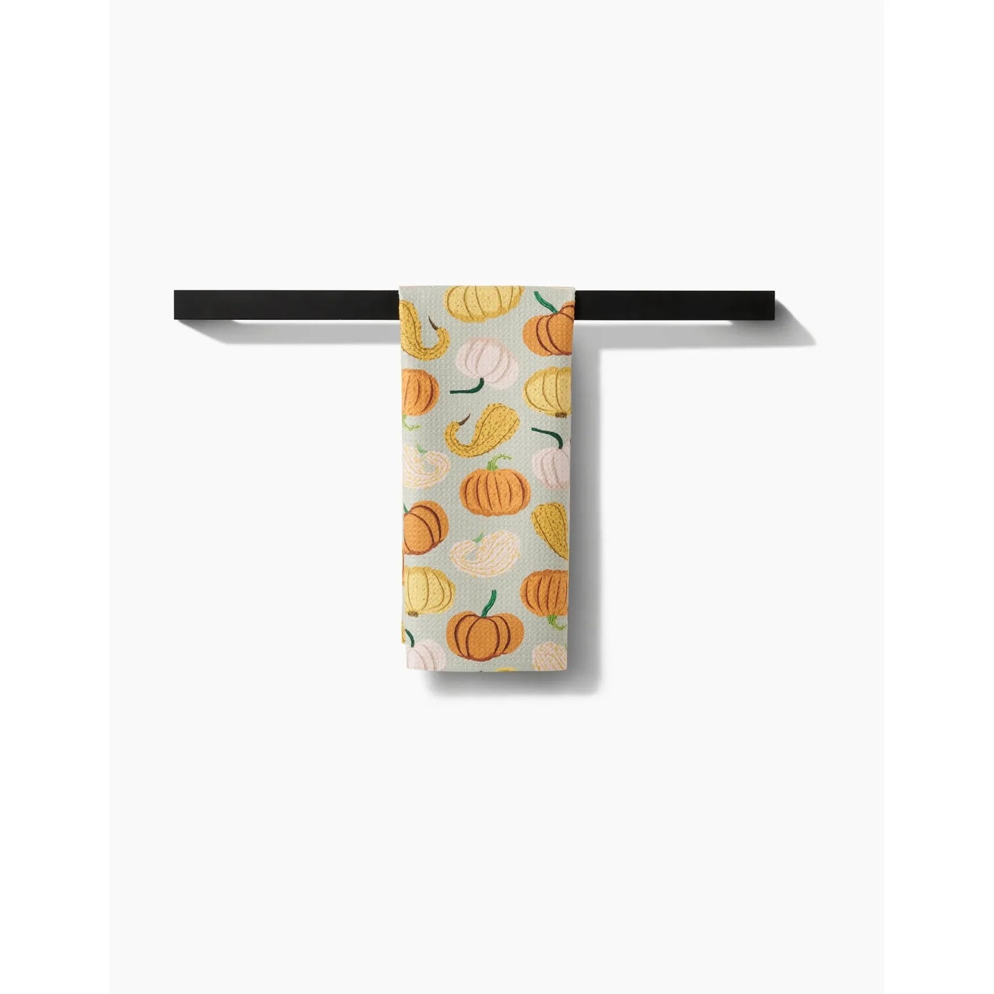 Pumpkins and Gourds Geometry Tea Towel
