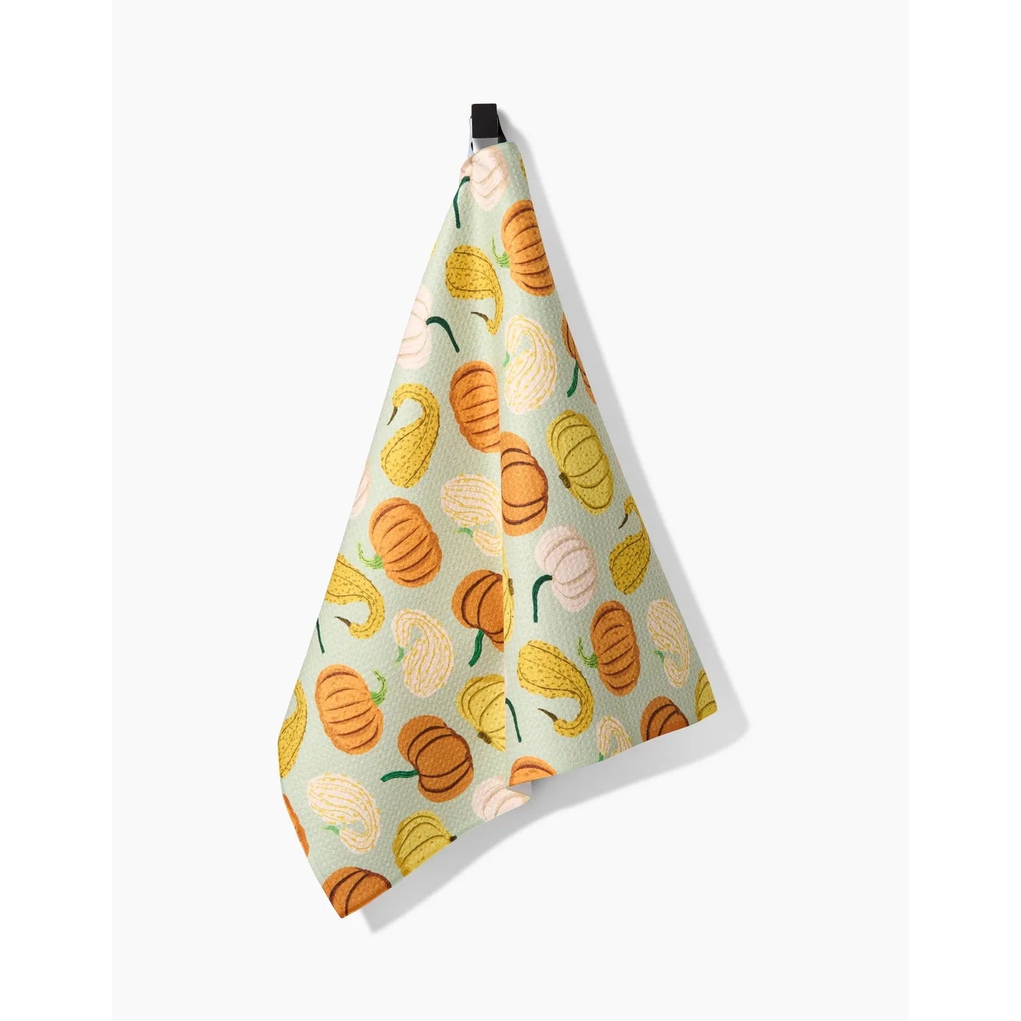 Pumpkins and Gourds Geometry Tea Towel