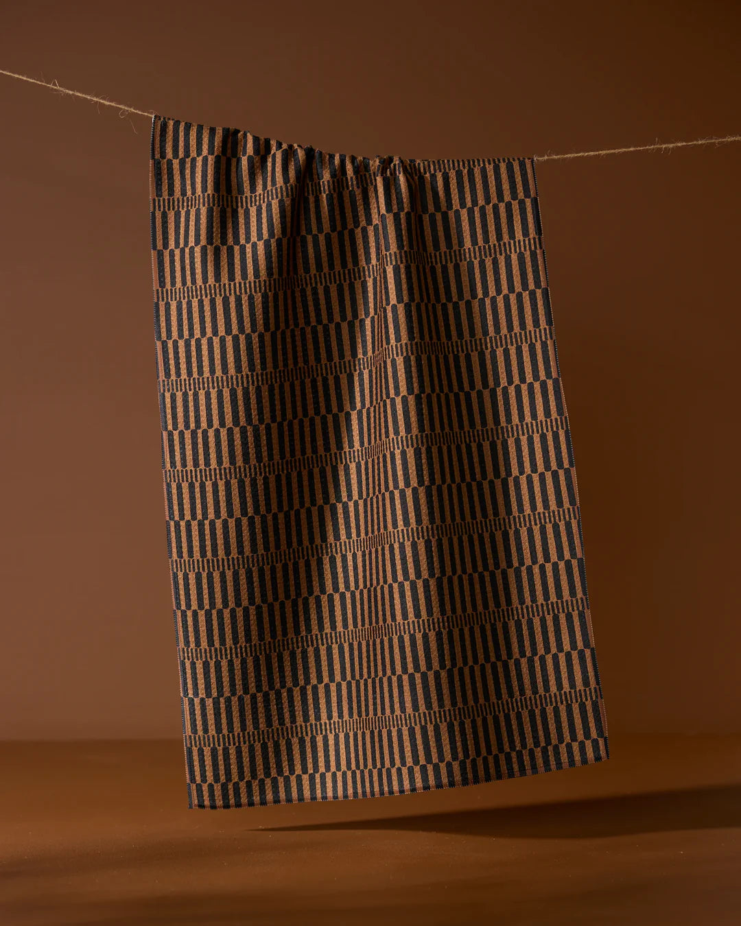 Ridge Geometry Tea Towel