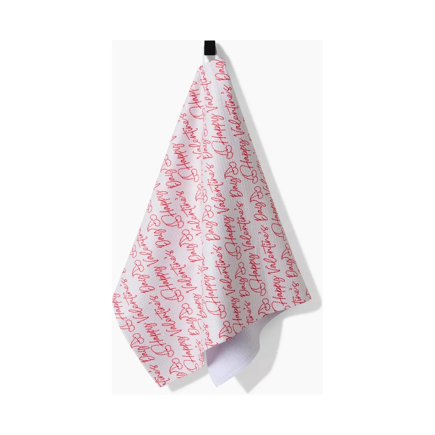 Saint Valentine Geometry Tea Towel