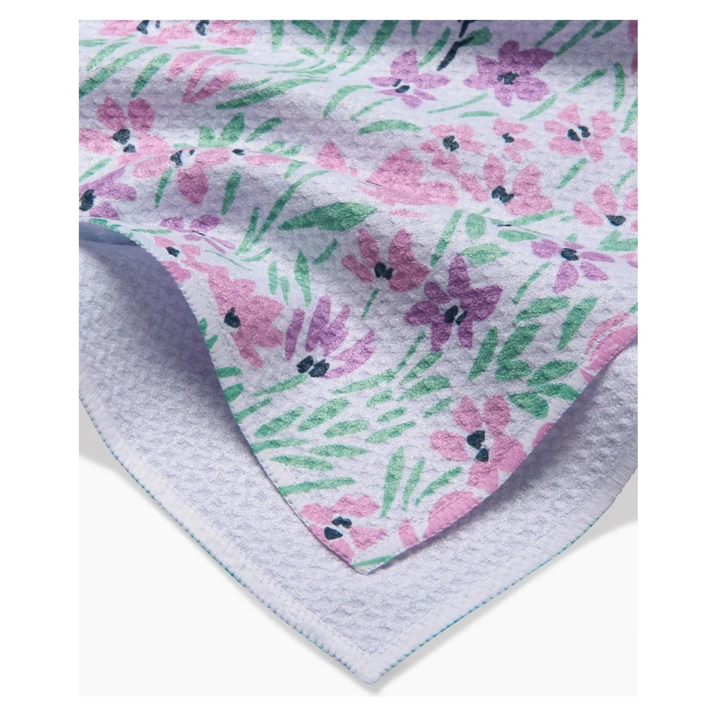 Spring Fleur Blooms Geometry Tea Towel
