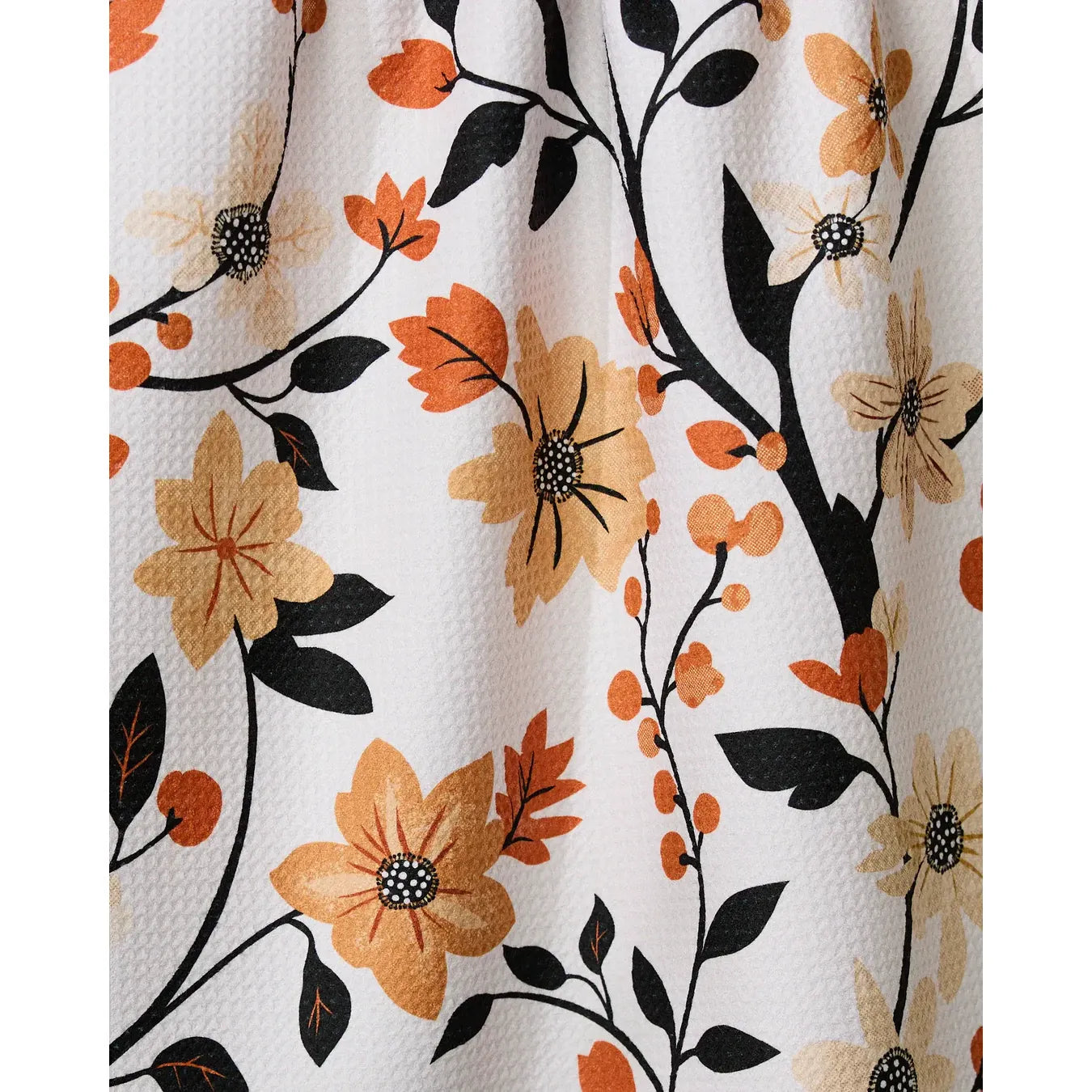 Spiced Florals Geometry Tea Towel