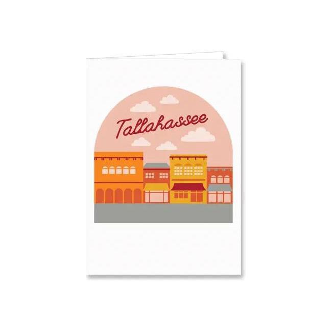 Tallahassee Small Town View Greeting Card - Browns Kitchen