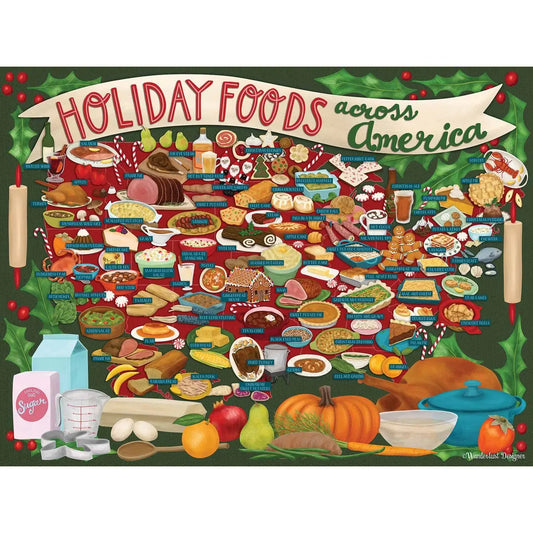 True South Holiday Foods Across America Puzzle True South Puzzle