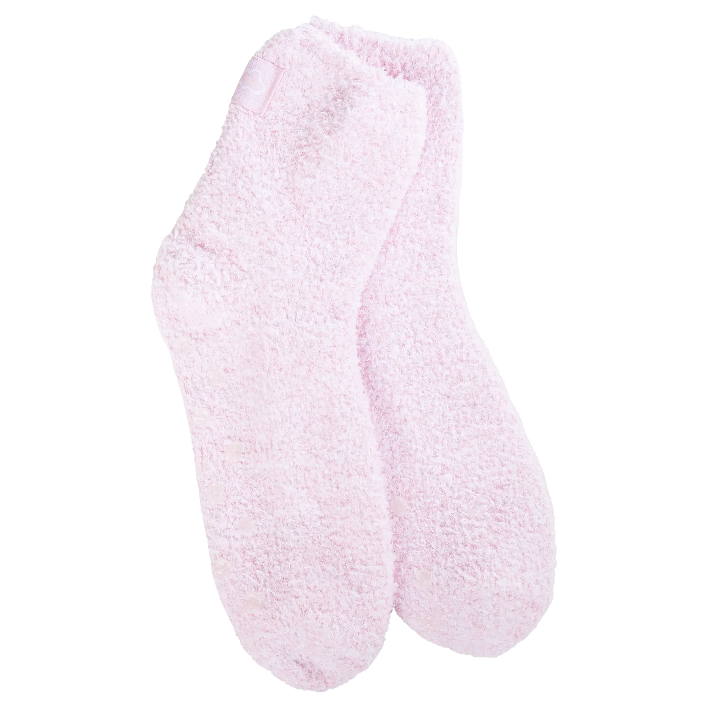 Cozy Quarter w/ Grippers OS Orchid Pink