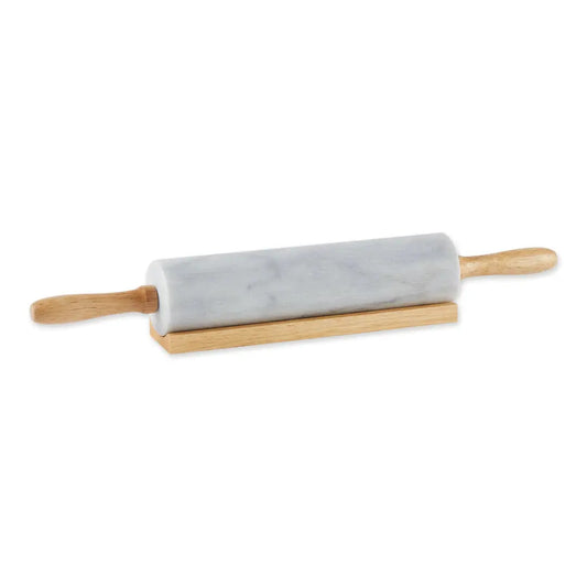 RSVP White Marble Rolling Pin RSVP