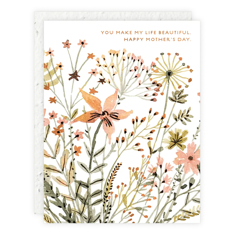 Wildflowers - Mother's Day Card Seedlings