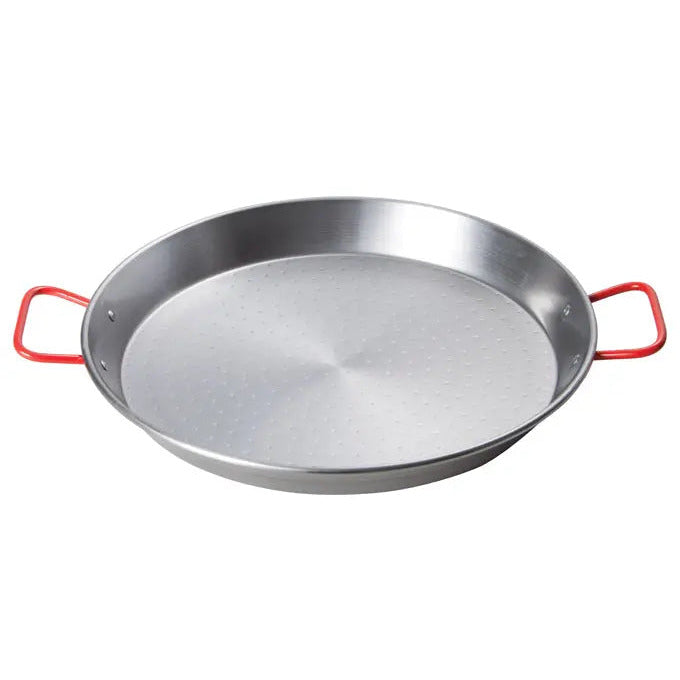 Winco 14-1/8" Paella Pan, Polished Carbon Steel (Spain) Cookware Browns Kitchen