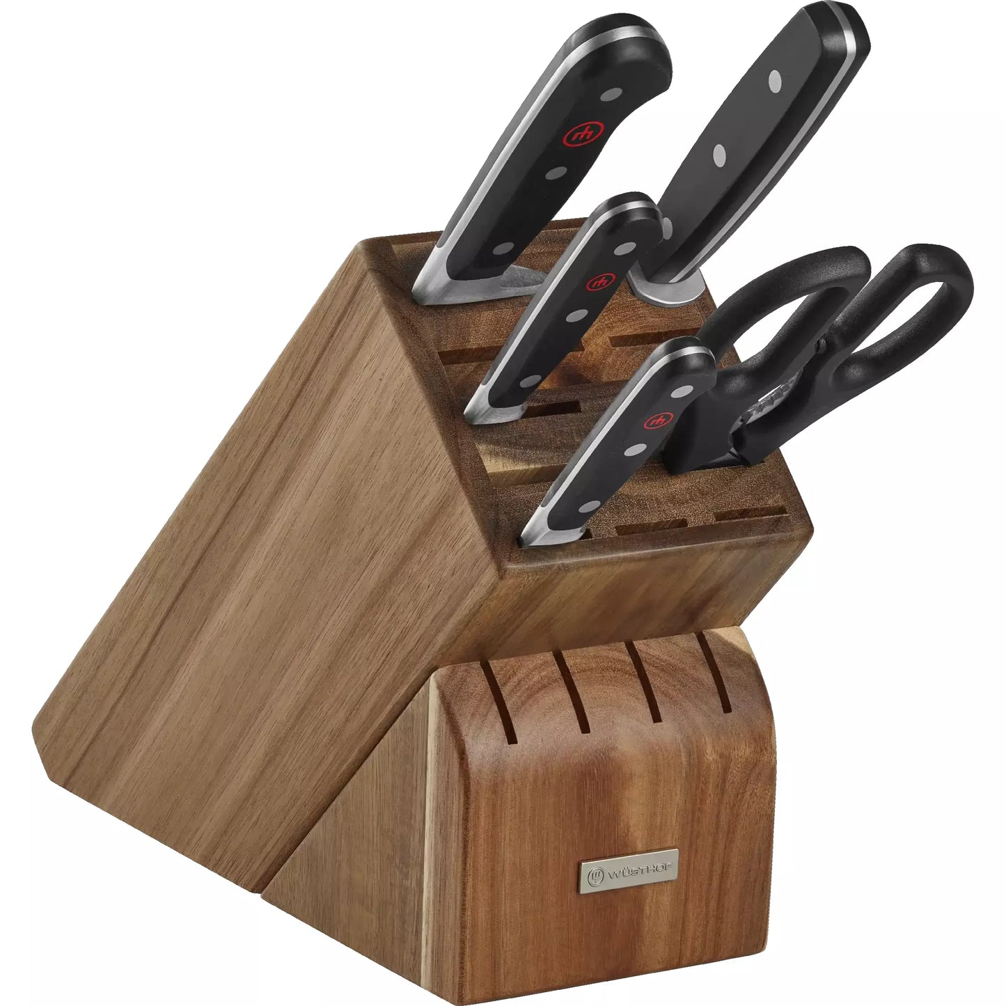 Wusthof Classic 6-Piece (15 Slot) Knife Set, Acacia WUSTHOF